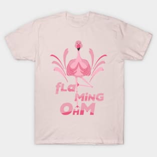 Yoga Flamingo Pink T-Shirt